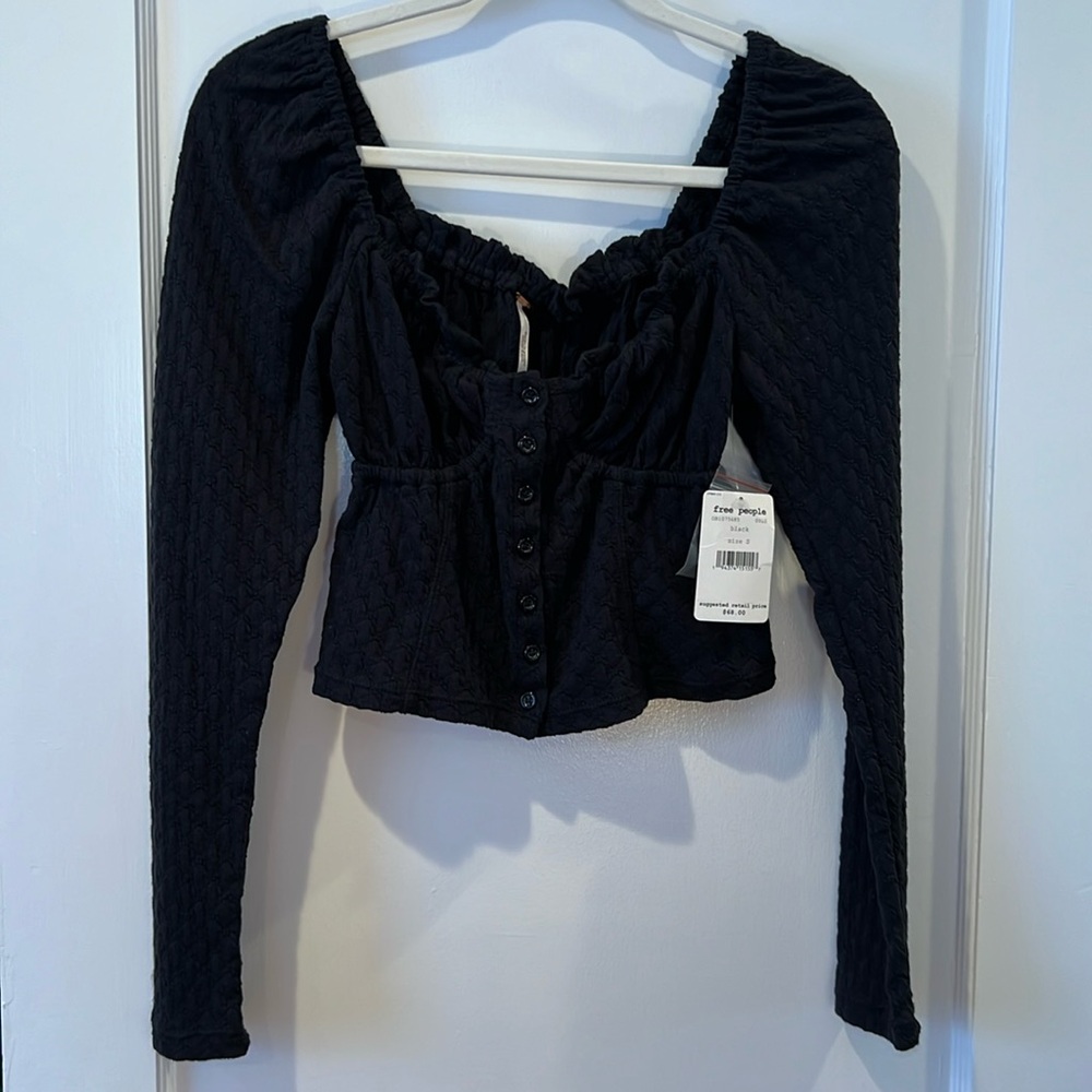 Free people button-down blacktop.